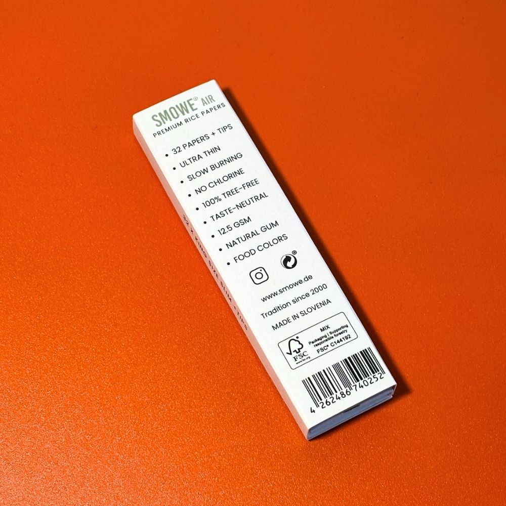 Premium Air Rice Longpapers – Ultra-dünn (King Size Slim)