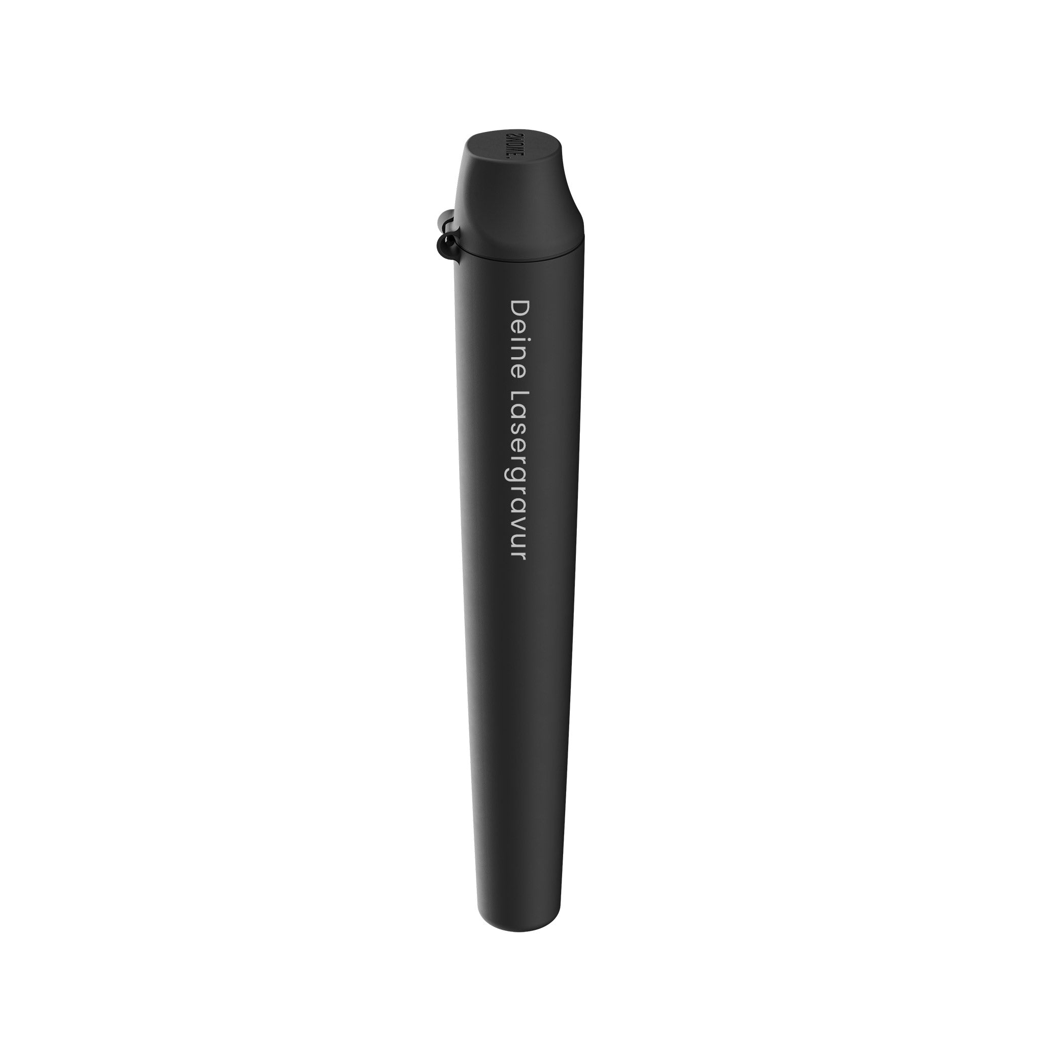 GREENCONE° Black – schwarze Joint Tube mit Lasergravur und langlebiger Softtouch-Oberfläche