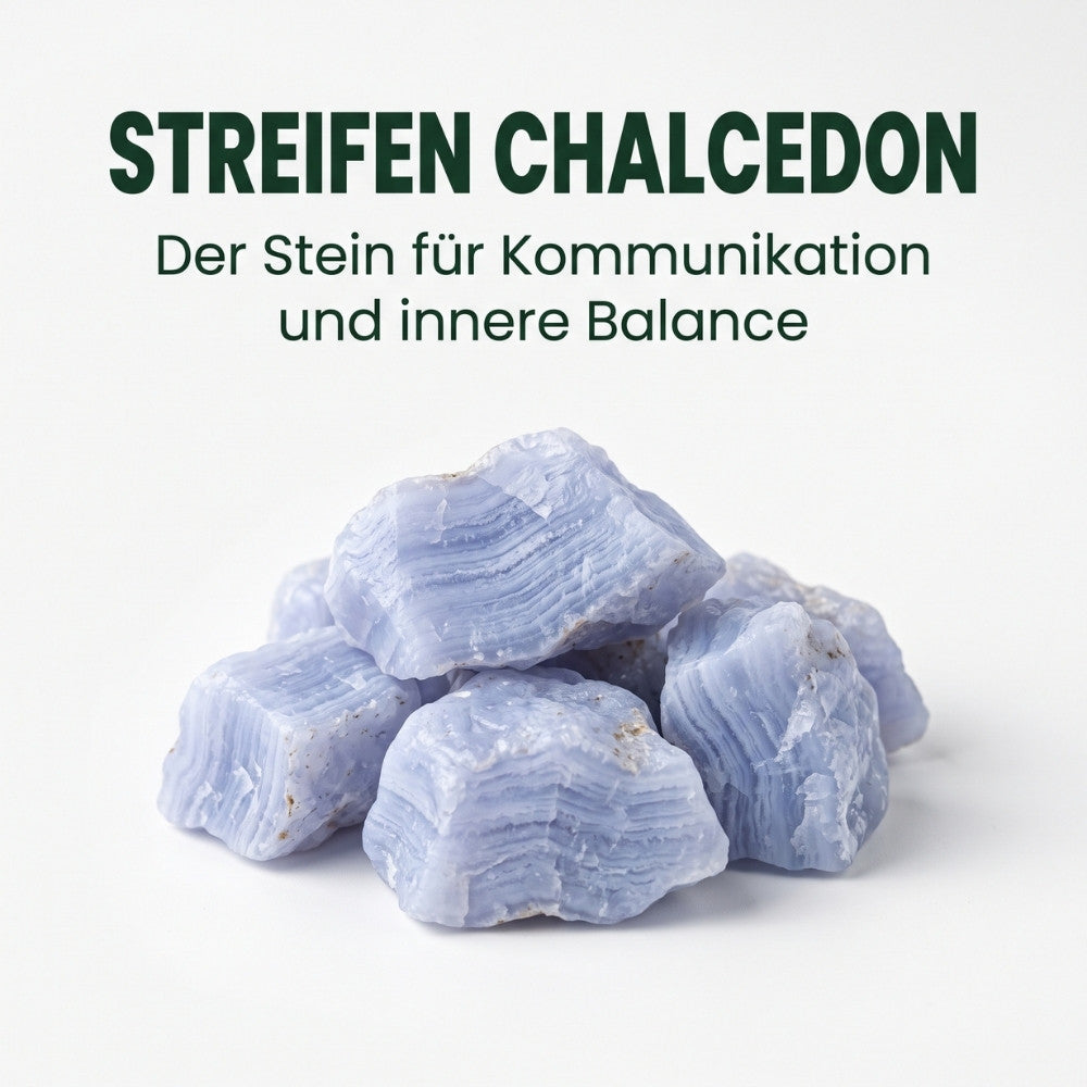 Edelsteinfilter – Streifen Chalcedon (ø 11mm/33 ct)