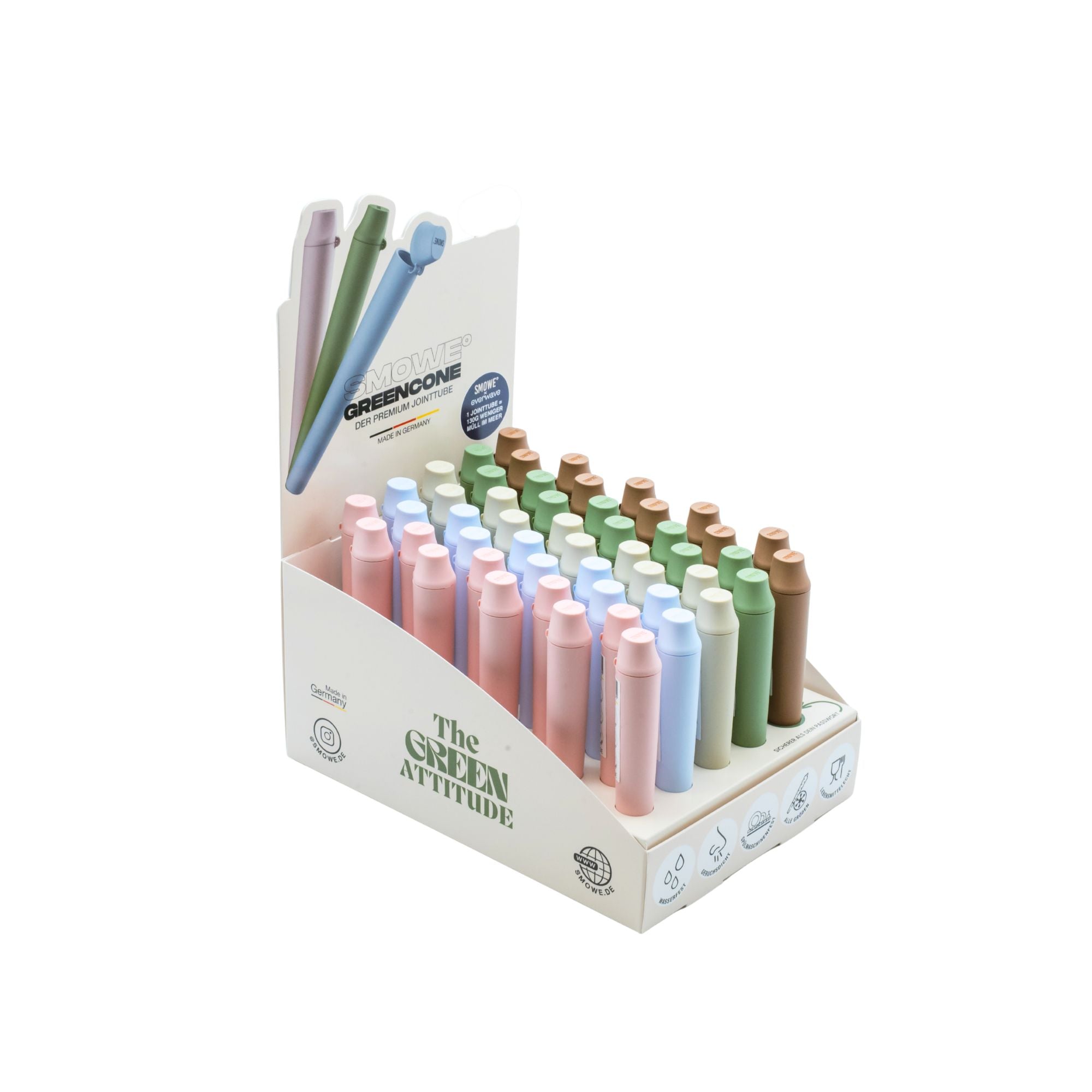 B2B GREENCONE Premium Joint Tube 50er Thekendisplay