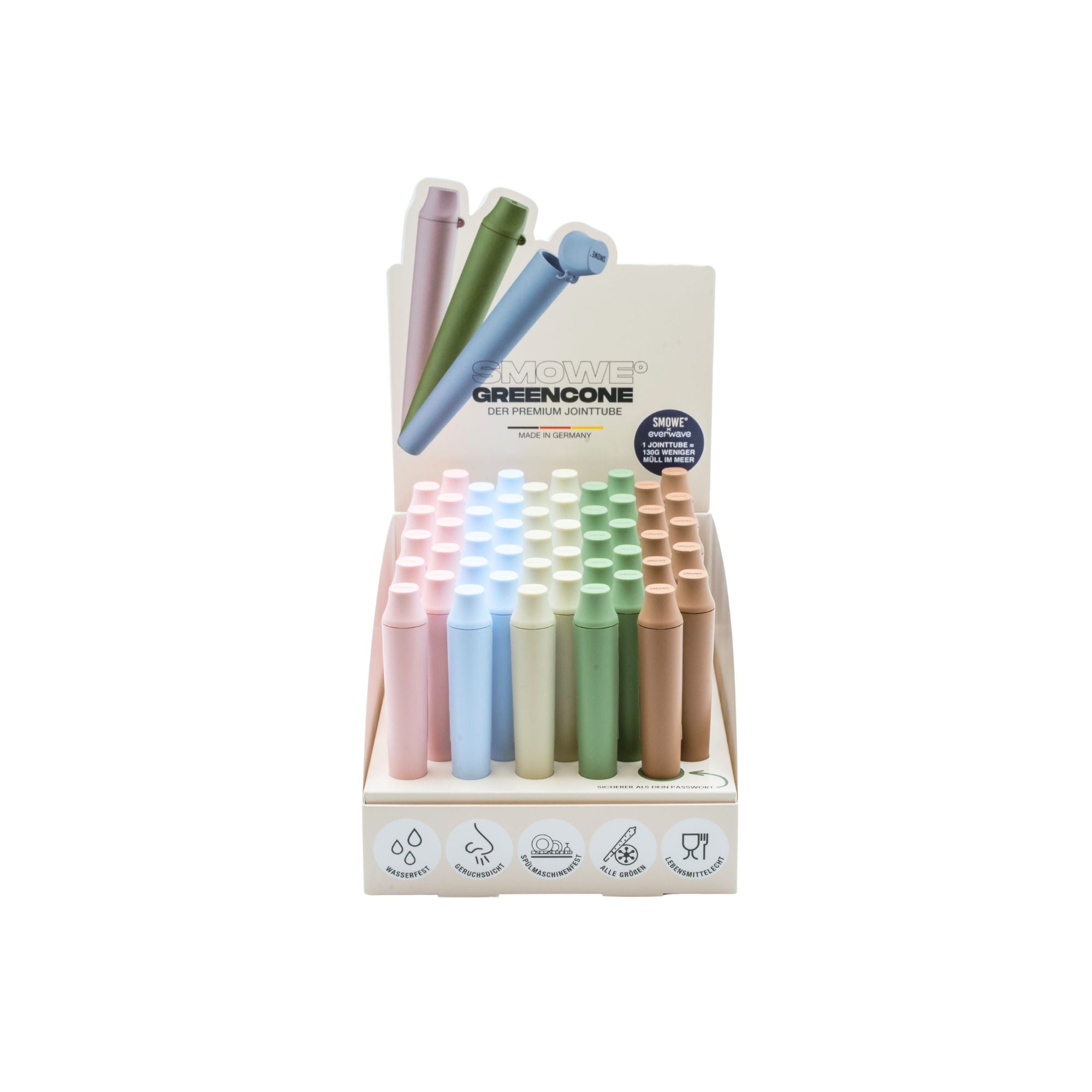 B2B GREENCONE Premium Joint Tube 50er Thekendisplay