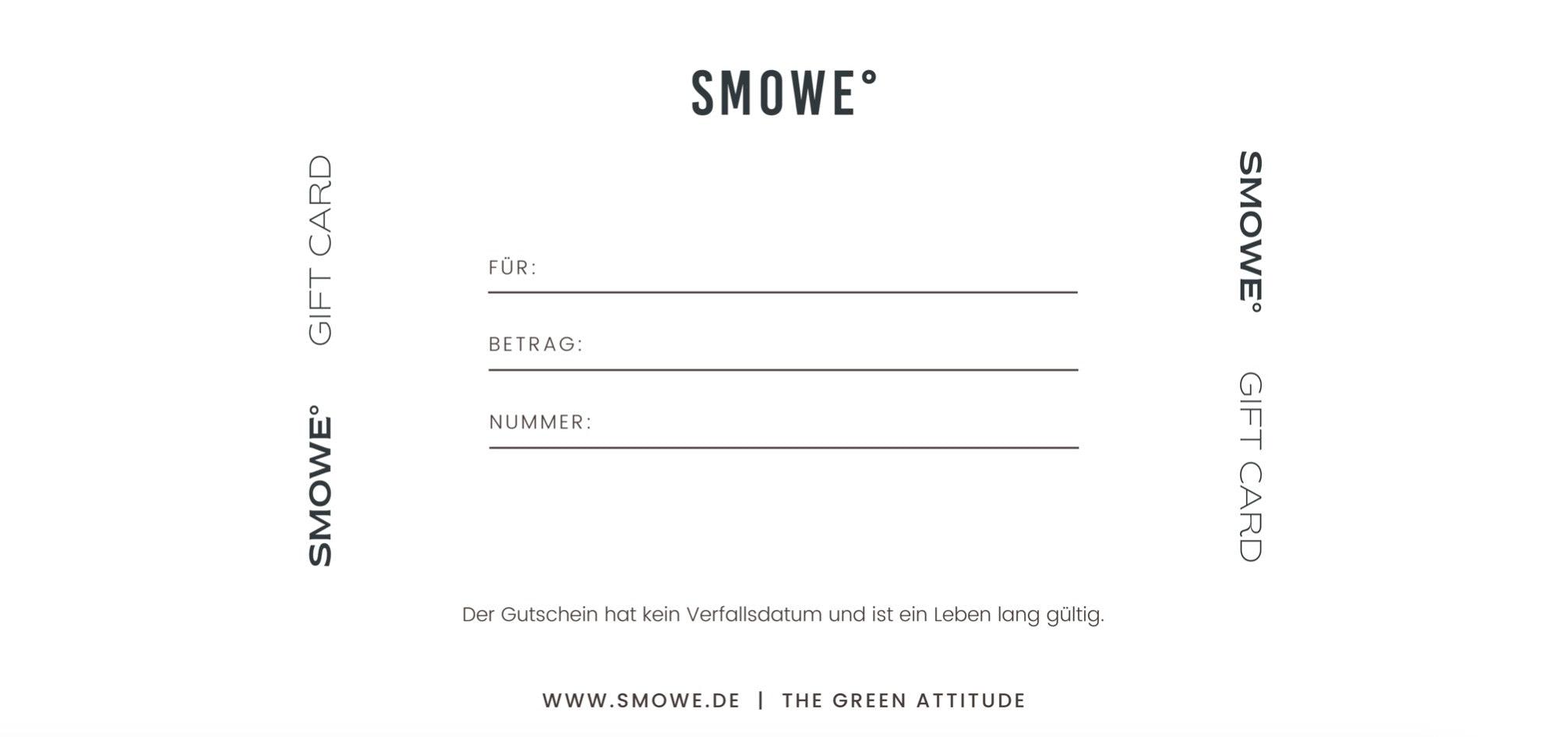 SMOWE° Gutschein - SMOWE°