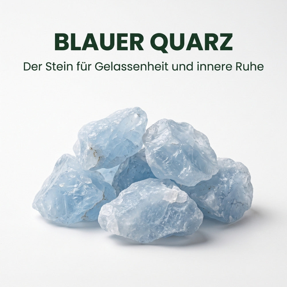 Edelsteinfilter – Blauer Quarz (ø 11mm/33 ct)
