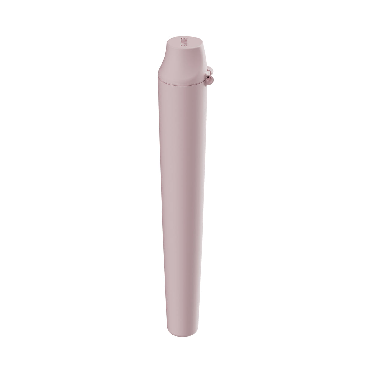 Geschlossene SMOWE Joint Tube in der Farbe Blossom Rosa für den geschützten und geruchsdichten Transport auf weißem Hintergrund.